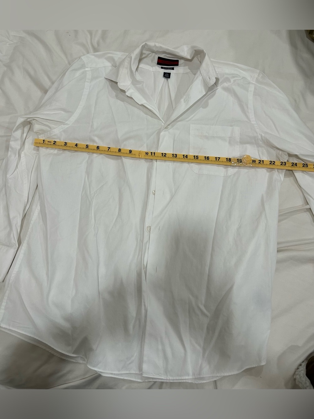Architect White Button Down Dress Shirt Men’s Large 16-16.5